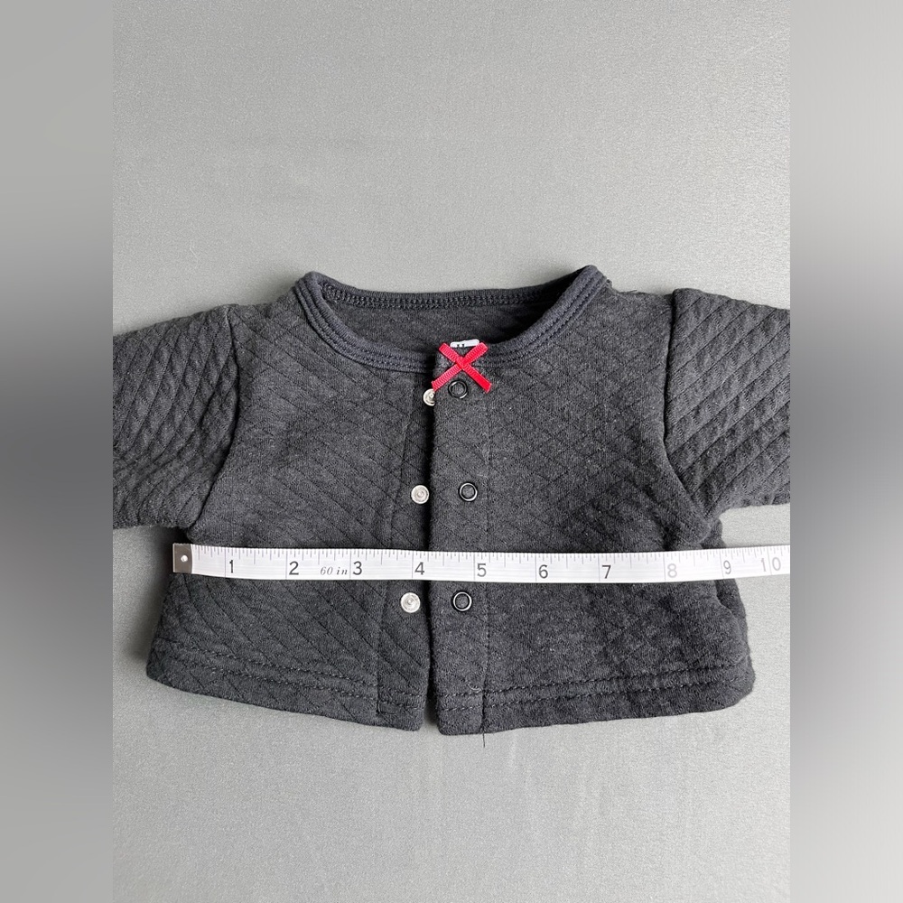 Hudson Baby 9-12 month Cotton Dress and Cardigan Sweater - Picture 5 of 10